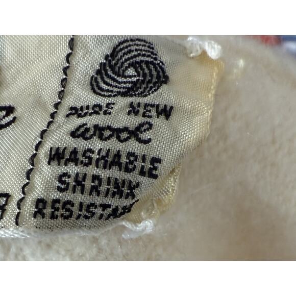 Vintage PRINGLE of Scotland Women’s Ivory Pure Lambswool Turtleneck Sweater 38 S - Picture 7 of 8